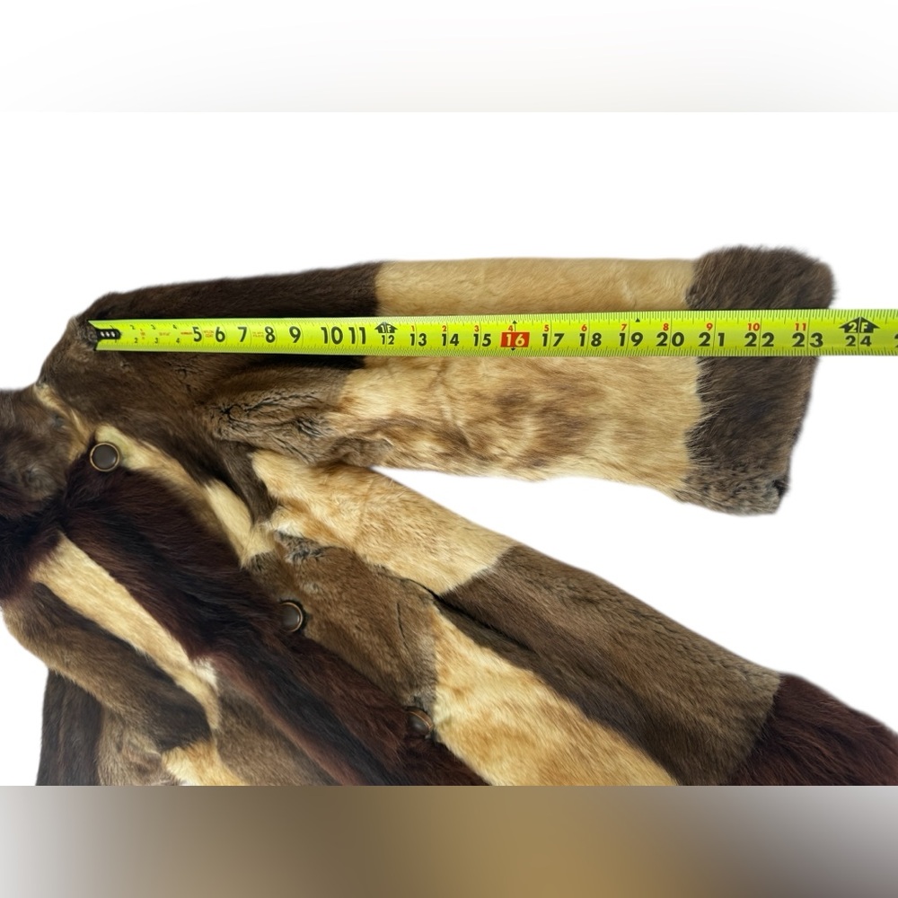 Vintage David green Anchorage Patchwork Genuine F… - image 15